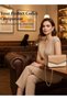 2PCS Bags for Ladies with Wallet Ladies Bag Small Shoulder and Crossbody Tote with Golden Chain Strap Elegant Women Handbag - 5