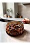 Starry Crystal Cutting Bowl 24 cm Handmade / Luxury Salad Presentation Bowl