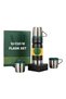Sunup Sn-22234 680 ml Vacuum Stainless Steel Thermos - with 3 Cups - Keeps Hot for 12 Hours and Cold for 24 Hours - Tea Coffee Water Thermos - Camping Picnic Travel - Black - 2