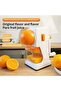 Manual Citrus Juicer - Heavy Duty Lemon Squeezer & Orange Juice Extractor with Handle - 4