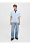 Blue Striped Men's T-Shirt 12285711 - 2