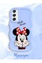 Samsung Galaxy A34 5g Compatible Case Camera Protective Blue Silicone Couple Phone Case Cute Pattern - 2