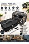 304 Stainless Steel Lunch Box 2400 ml Thermal Carrying Bag 5 Compartments Leakproof Food Container Including Fork and Spoon Black - 6