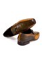Green Color Laceless Genuine Leather Men's Shoes - 2