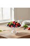 Villa Medium Plate on Foot 29 cm - Elegant Serveware for Modern Dining, Clear Dinnerware, Decorative Bowls for Stylish Table Settings - 5