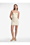 Slim Fit Sleeveless Strapless Sweetheart Neckline Mini Lace Dress - 2