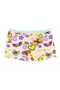 Girl's Elastane Printed Shorts Set of 3 - 3