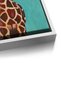 Funny Giraffe Kids Wall Art | Portrait Framed Canvas Print | Luxury Islamic Decor for Kids Room - 4