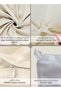 Hotel Striped Comforter Set, Fits 200x200 cm Size Bed, Removable Duvet Filler Included, 8-Pcs King Size, 350 GSM Filling. - 5