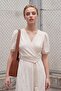 My Fashion Belted V-Neck Maxi Double-Breasted Dress - 6