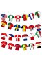 2026 World Cup Soccer Jersey Flag Bunting Banner 50 Pcs International Country String Flags Garland - 4