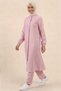 100% Cotton Muslin Fabric Zippered Comfortable Fit Hijab Women's Set - Hajj and Umrah Outfit - 6