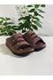 Foxter Merdane M-26203 Three-Stripes Buckle Velcro Boxed Daily Slippers - 2