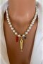 Pearlescent Glass Pearl Steel End Fish Pendant in Gift Box Does Not Tarnish Does Not Cause Allergies in Special Gift Box - 4