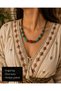 Aurelia Authentic Beaded Natural Stone-Looking Handmade Design Necklace