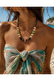 Bohemian Valeska Natural Stone and Ceramic Bead Design Necklace - 3
