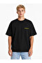 Unisex Women's and Men's T-Shirt with Written Logo, Front Print, Oversize, Thick Fabric, Comfortable Cut, Cotton T-Shirt - 2