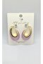 Liora Lavender Hoop Earrings - 3