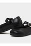 Girls Velcro Ballerina School Shoes - 3