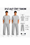 2-Piece Men's Sweatpants and Top Set, Lightweight and Breathable Fabric Combination