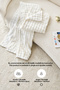 Fur Bubble Blanket Double Size Plush Rabbit Hair Soft 220X240 cm Cream Off-White - 4