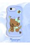 iPhone 6 Plus Compatible Case Camera Protector Blue Silicone Couple Phone Case Kitty Pattern - 2