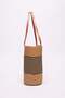 Women's Striped Straw Shoulder Bag - 3