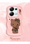Redmi Note 13 Pro 4g Compatible Case Camera Protector Pink Silicone Couple Phone Case Kitty Pattern - 2