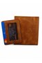 Men's Genuine Leather Tan Wallet with Removable Card Holder - 6
