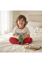 Children's cotton printed red color 2-piece set cb1044 - 4