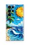 Samsung Galaxy S24 Ultra Compatible Printed Transparent Phone Case |   Collection: Summer Beach Tropical