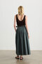 Blue Belted Pleated Skirt - 6