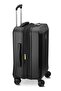 Delsey Christine Hardcase 4-Double Wheel Expandable Cabin and Check-In Luggage Trolley Set 3-Pieces - Black - 7