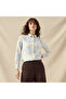 Viscose Shirt with Floral Print