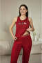 Women's 3-Piece Pants and Strap Lycra Camisole Bamboo Viscose Pajama Set - 5