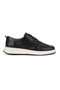 Men's Genuine Leather Casual Shoes Black Modern Casual Thick Sole Lace-Up Bologna - 5