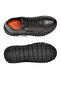 Black Genuine Leather Memory Sole Men's Casual Shoes Alfa 9107 m - 5