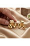 Flower Model Gold Steel Earrings - Tarnish-Resistant Design Earrings - 4