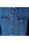 Men Regular Fit Collared Denim Long Sleeves Shirt - 2