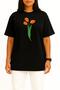 Oversize Holland Tulip Chest Printed Unisex T-Shirt - 2