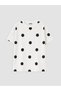 Lcw Kids Ecru Polka Dot Girls' Shorts Pajama Set - 3