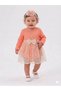 Cotton Floral Embroidered Lace 2-Piece Baby Girl Dress - 3