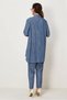 Denim Look Stone Detail Suit 46572 - 4