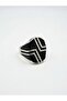 925 SILVER MENS ENAMEL RING