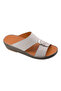 ( W-2000 ) Handmade Arabic Men's Slippers | Outdoor Arabic Sandals For Men | Full Leather - 2