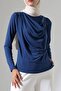 Women's Sandy Degaje Collar Long Sleeve Blouse - 5