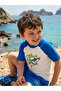 Nevavm Printed Boy's Swimsuit Set with Difference