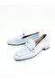 Women's Genuine Leather Ballerinas Blue - 4