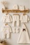 Seasonal Cotton Muslin 10 Piece Newborn Baby Girl Hospital Discharge Bodysuit Set 0-3 Months Boxed / Birth Gift