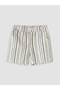 Lcw Baby Ecru Baby Boy Shorts with Pockets - 3
